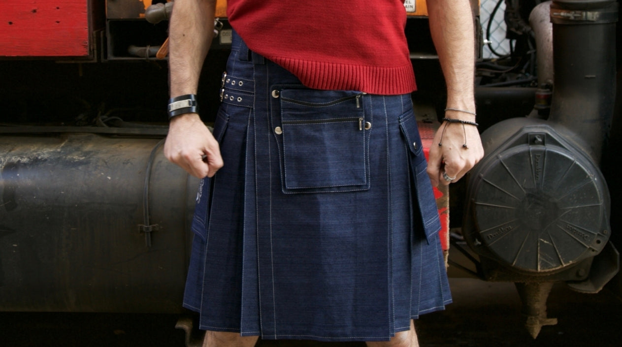 Denim Kilts | Your Ideal Alternative to Jeans Scottish Kilt Denim Kilts | Your Ideal Alternative to Jeans Scottish Kilt