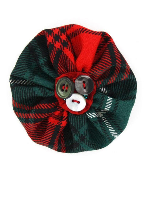 Buchanan 3 Buttons Tartan Brooch