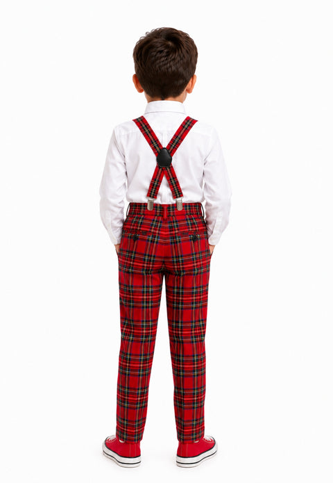 Boy's Tartan Braces