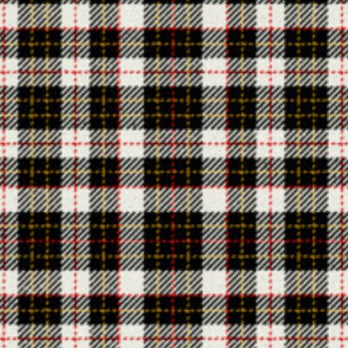 Brodie Black & White Tartan swatch