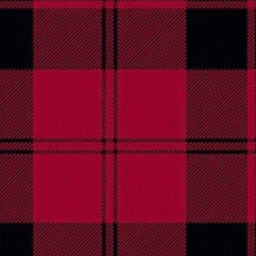 Campbell Red Muted Tartan swatch