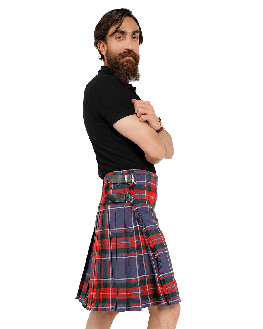 Side view of County Louth Bespoke Kilt