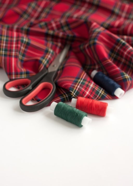 Custom hot sale tartan fabric