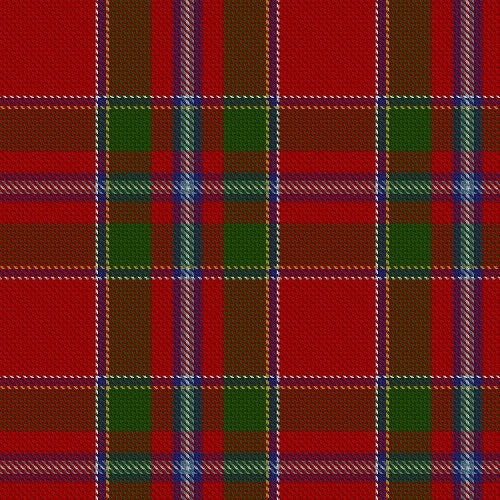 Drummond of Perth Tartan Crest Garden Flag - Celtic Thistle Style