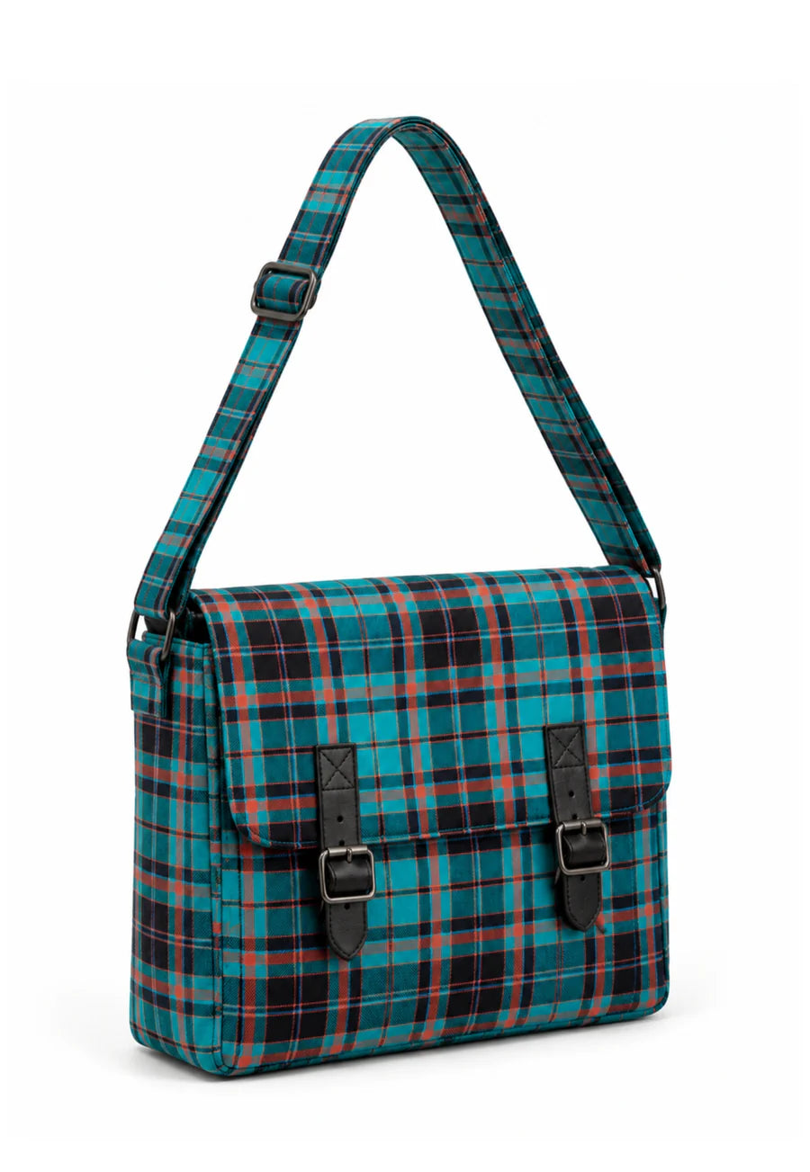 Fraser Tartan Messenger Bag