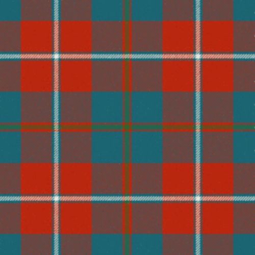 Galloway Red White Line Ancient Tartan swatch