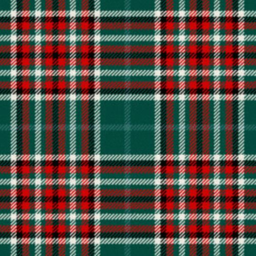 Gayre Clan Half Of Tartan Zipper Hoodie