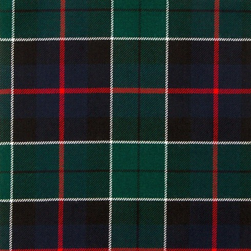 Leslie Hunting Modern Tartan Crest Garden Flag