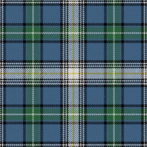 MacDowall Tartan Crest Premium Blanket - Celtic Stag style