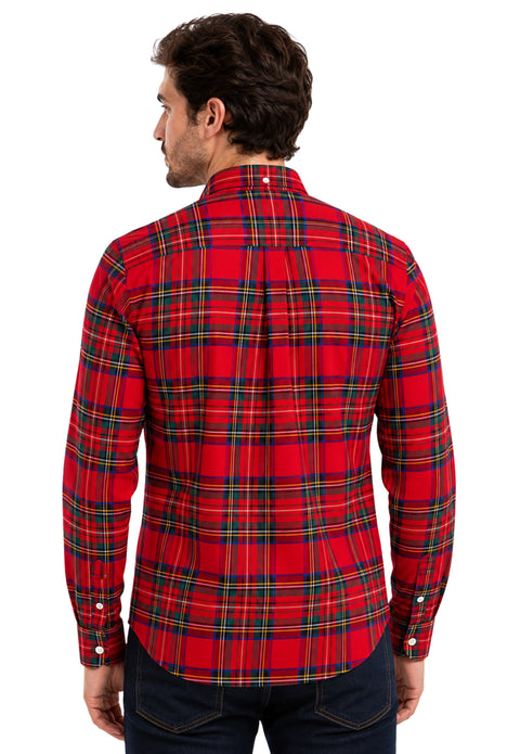 Plaid Long Sleeve Button Shirt