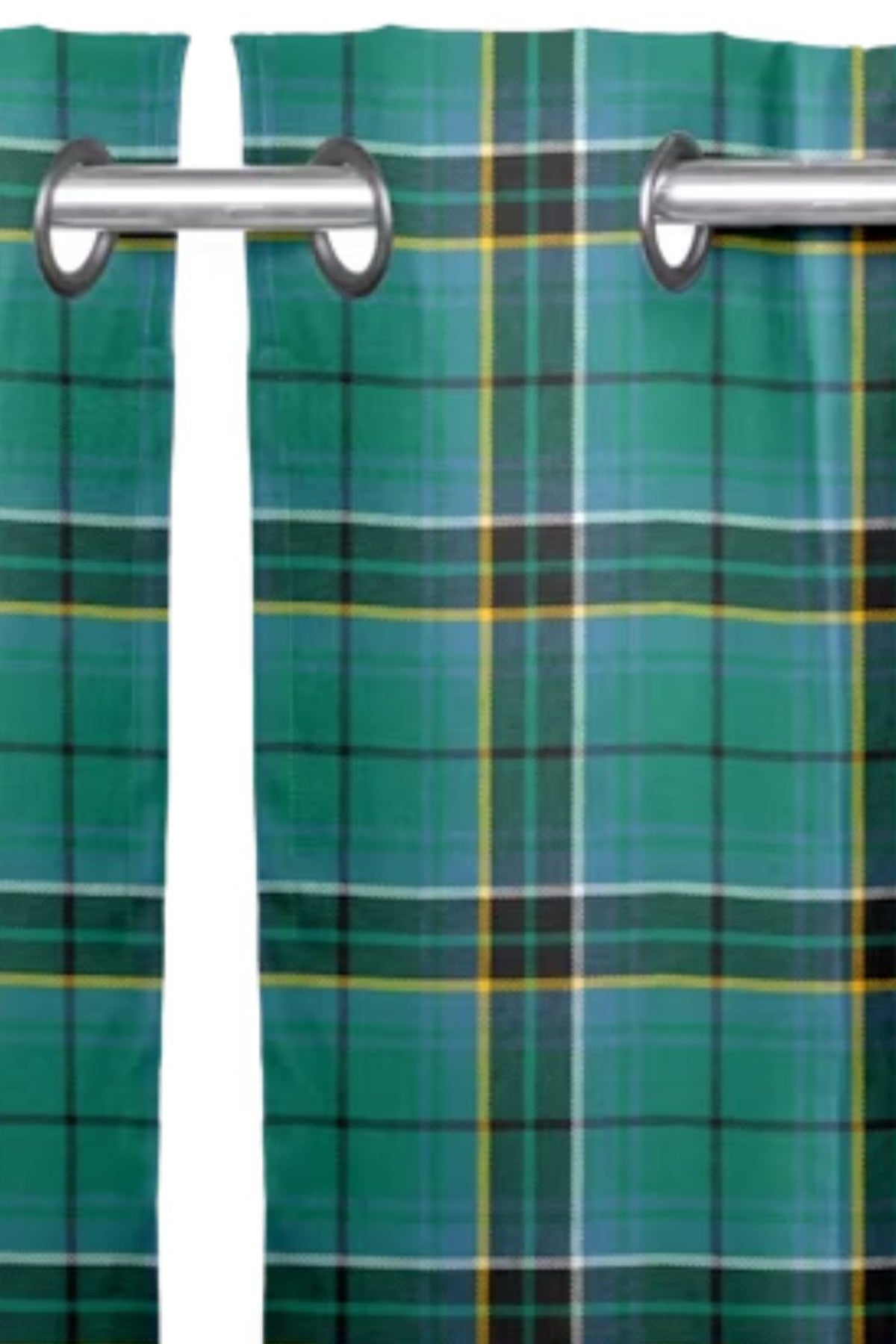 Eyelet Plaid Curtains