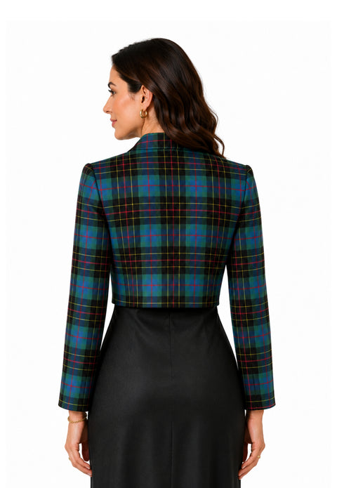 Black Watch Tartan Bolero Jacket