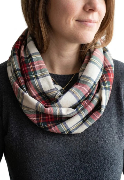 Black Watch Tartan Infinity Scarf