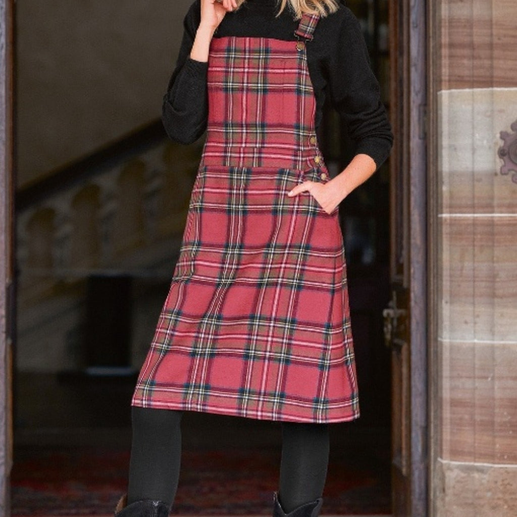 Posh Tartan Pinafore main image 0