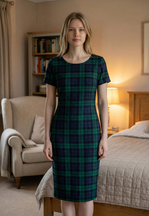 Tartan Shift Dress