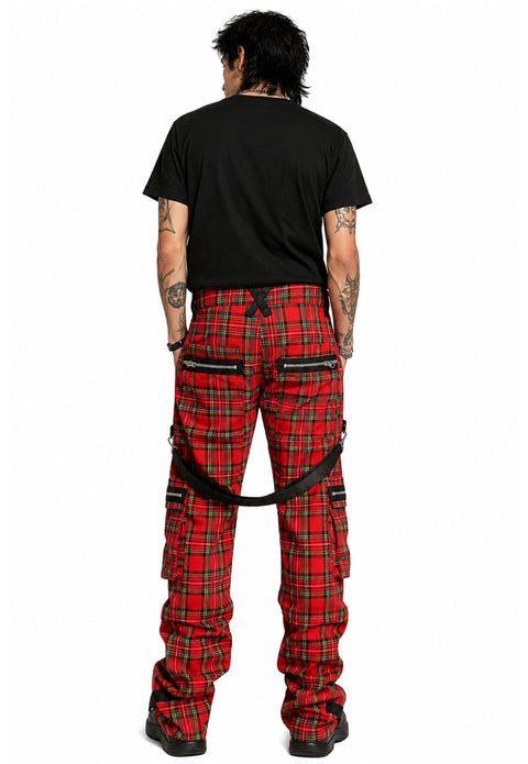 Unisex Gothic Plaid Punk Pant