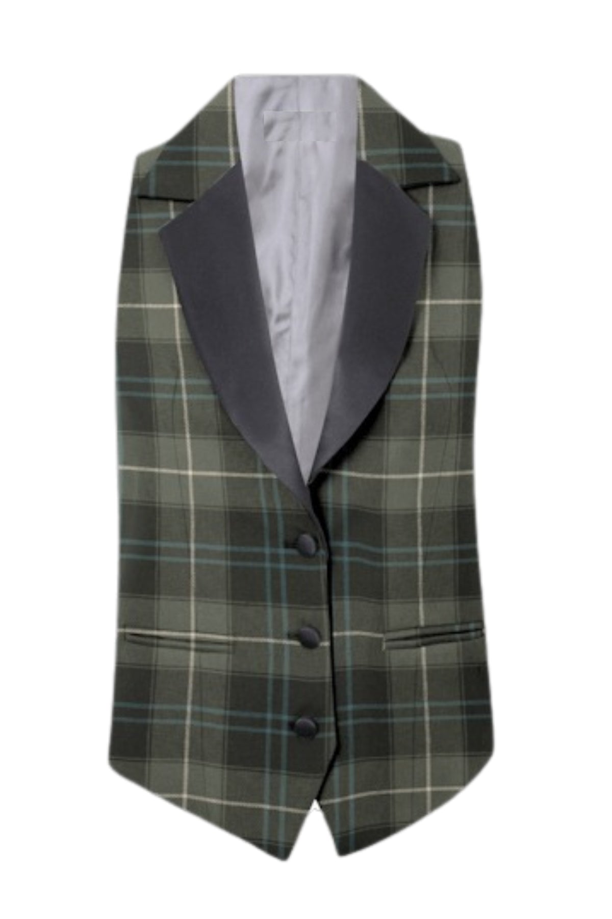 Women's Tartan Waistcoat with Lapels