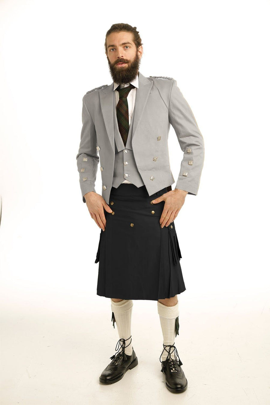 Solid Prince Charlie Outfit (7 Pcs Set)