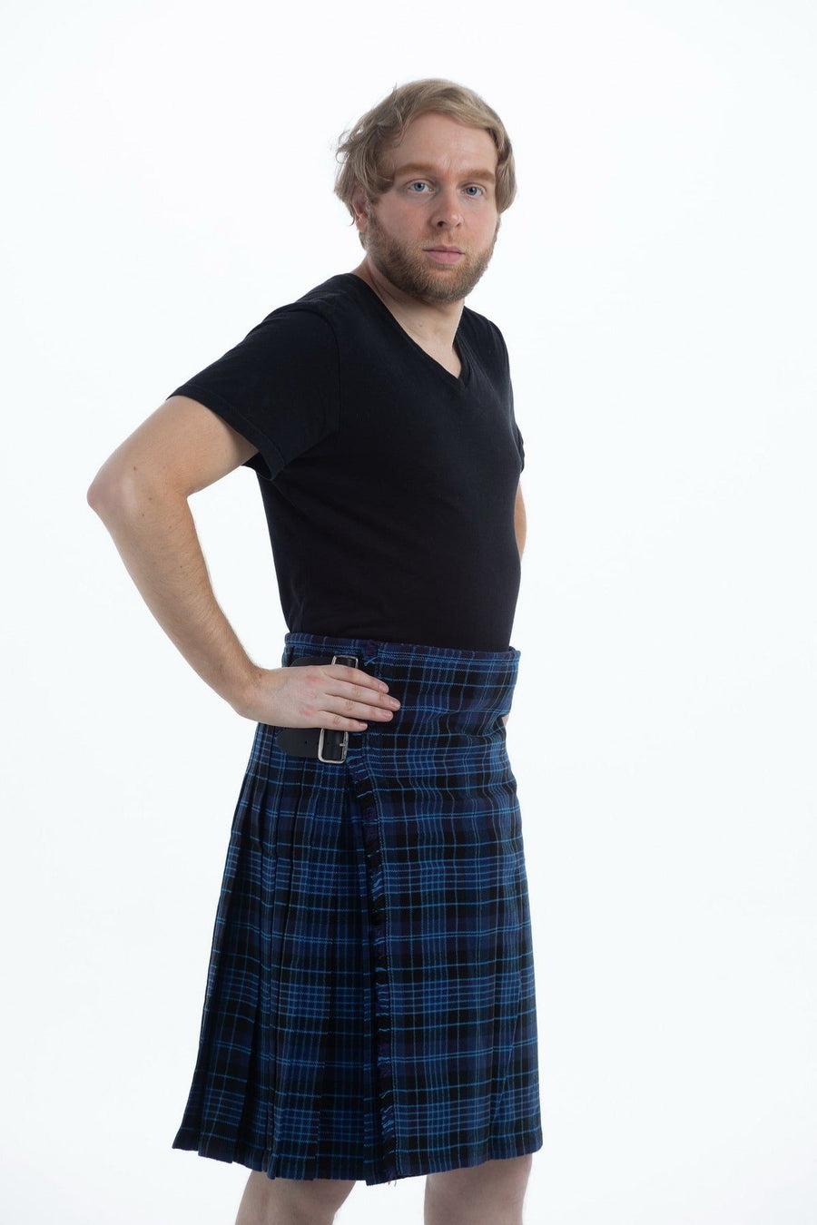 Blue Clergy Tartan Kilt