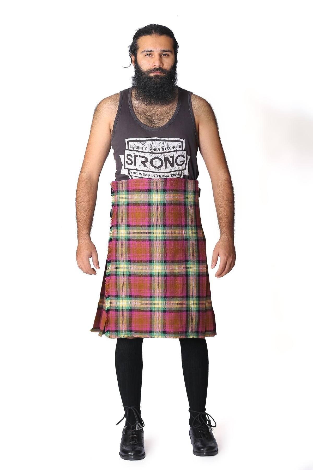 Isle of Skye Tartan Kilt - Front View