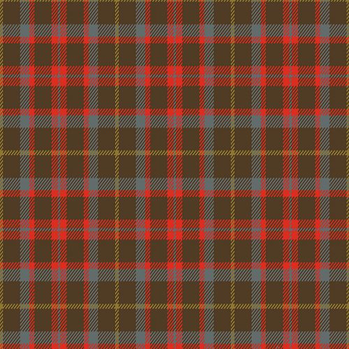 MacKintosh Hunting Ancient Tartan Crest Blanket Wave Style main image 1