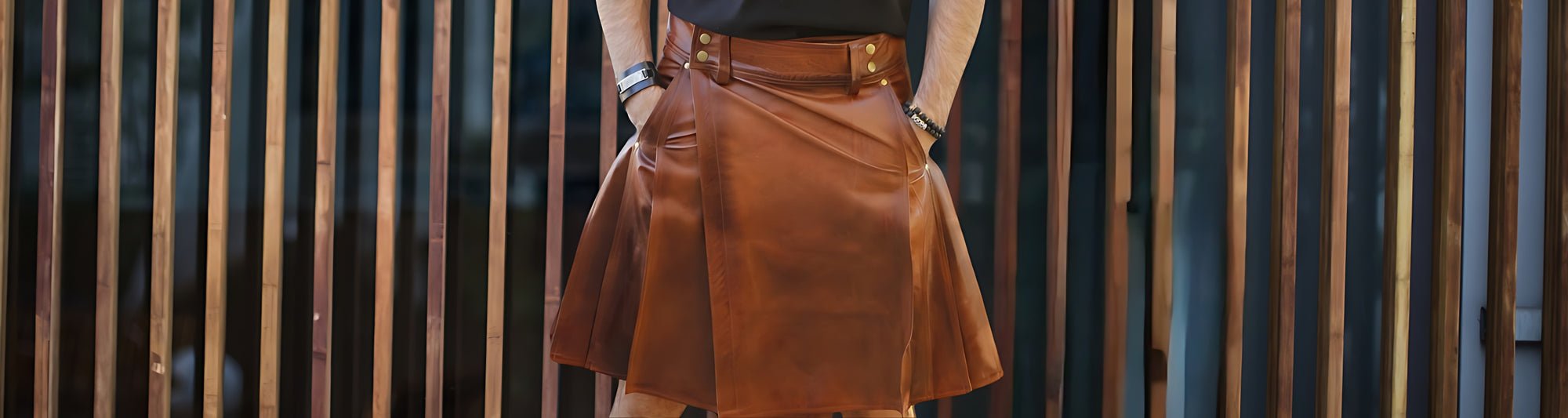 Men's Leather Kilts
