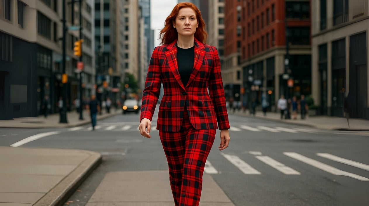 Women's Plaid Suits