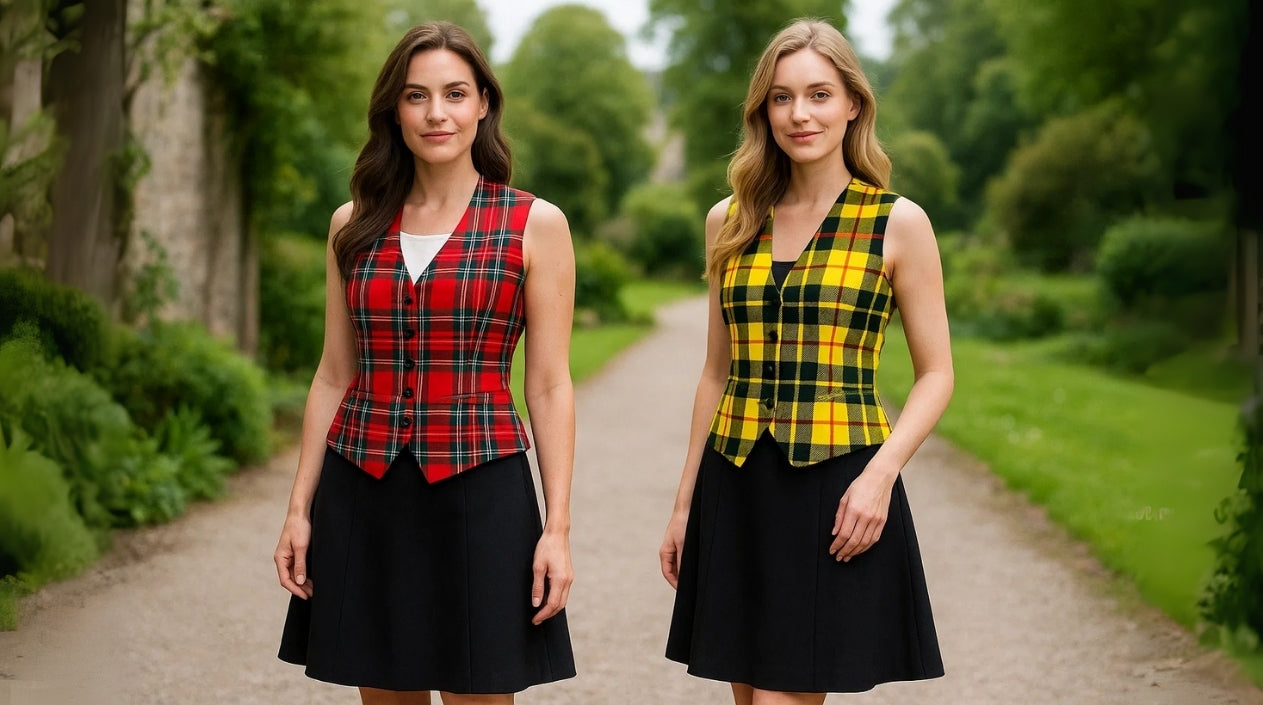 Women's Tartan Waistcoat