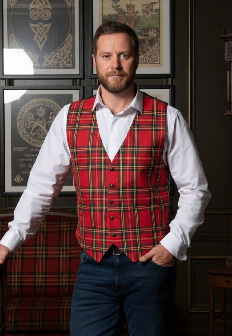 Plaid Tartan Vests