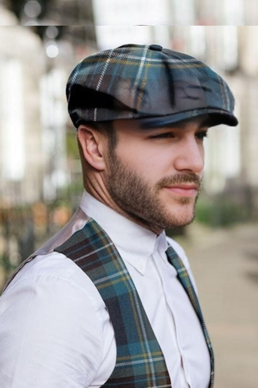 Buchanan 8 Quarter Tartan Cap