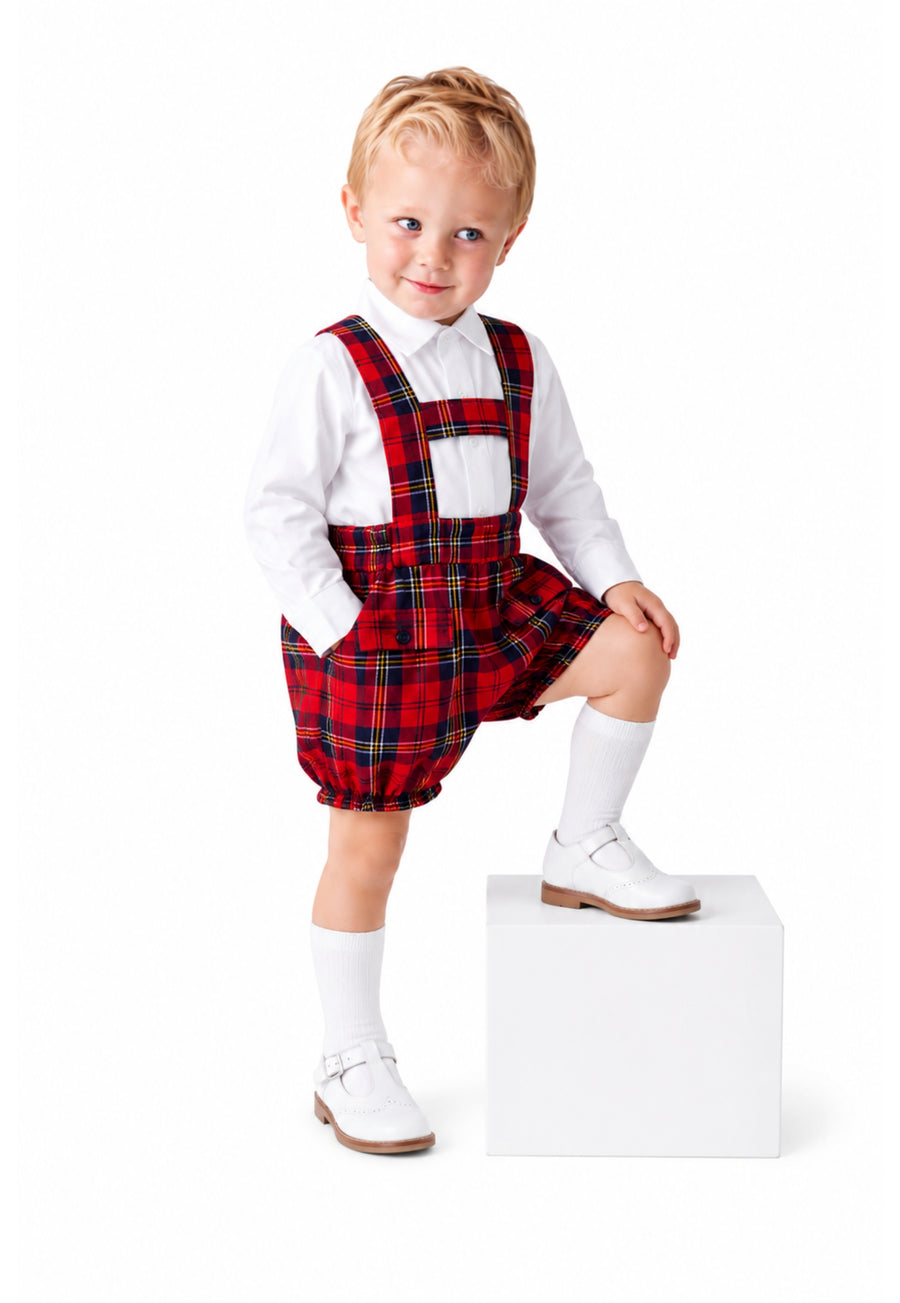 Black Watch Baby Boys Tartan H-Bar Set