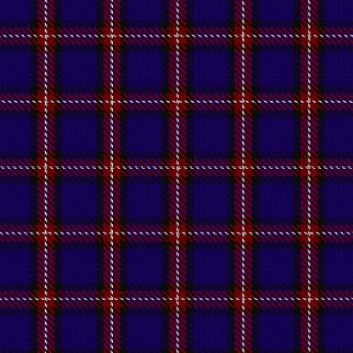 Bacon Blue tartan swatch