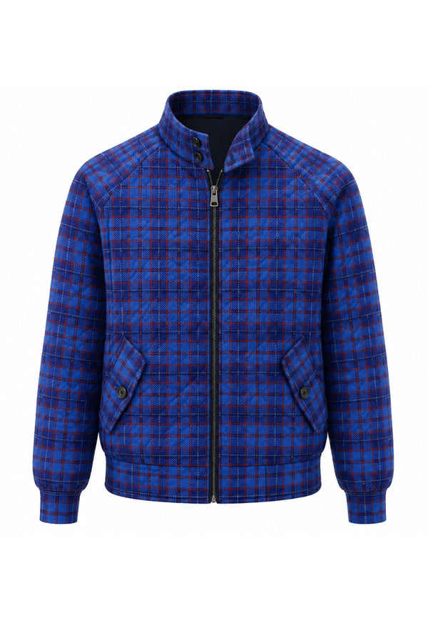 Tartan Quilted Harrington Jacket