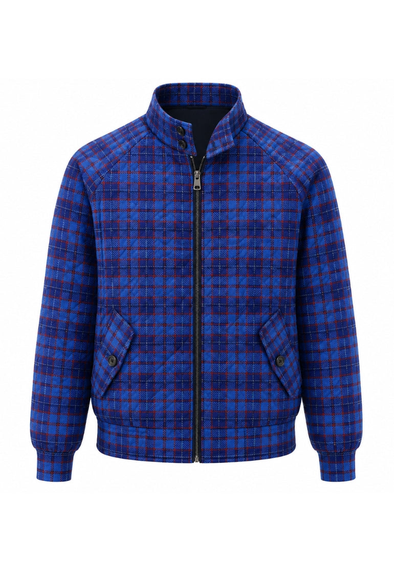Tartan Quilted Harrington Jacket