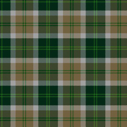 Bannockbane Dark Green tartan swatch