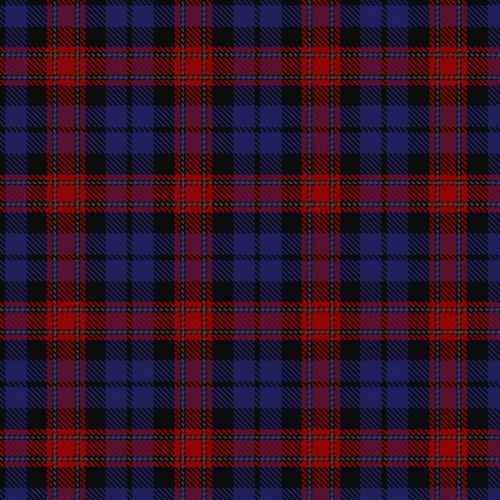 Black and Red tartan swatch