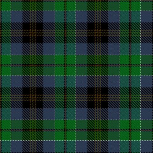 Black Gold Oilfield tartan swatch