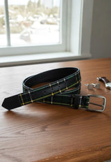 Black Leather Belt Doune Design