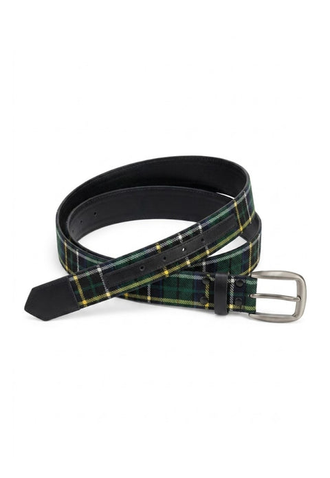 Tartan Leather Belts in Christian Dress Tartan