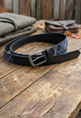 Black Leather Belt Lothian Design