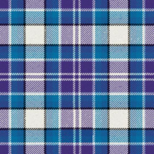 Blue Arisaid Hebridean Dance tartan swatch
