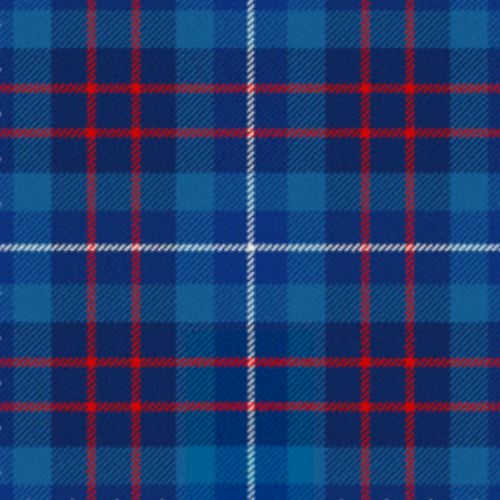 Blue Family tartan swatch