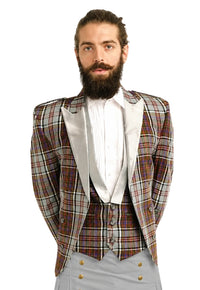 Bonnie Prince Charlie Tartan Jacket & Vest