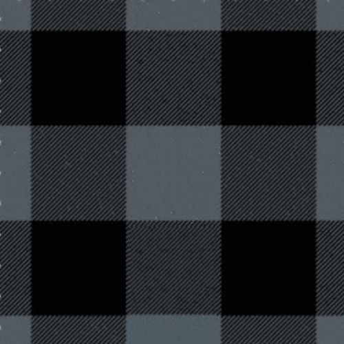 Border Shepherd's Check Black and Grey Ancient tartan swatch