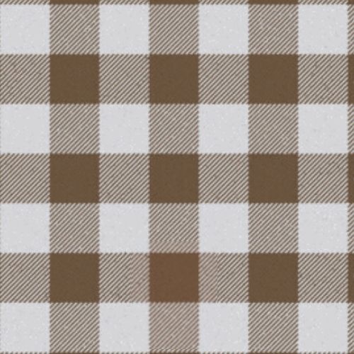 Border Shepherd's Check Brown and White Ancient Tartan