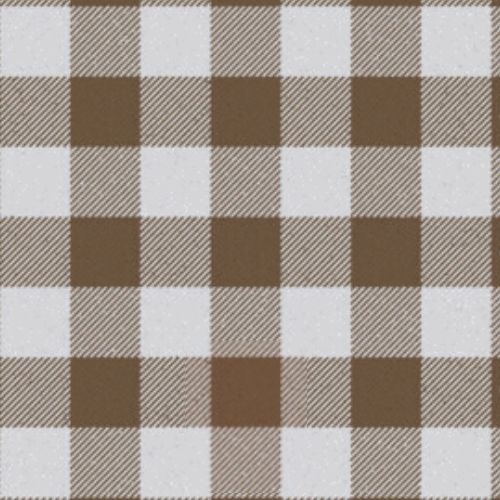 Border Shepherd's Check Brown and White Ancient tartan swatch
