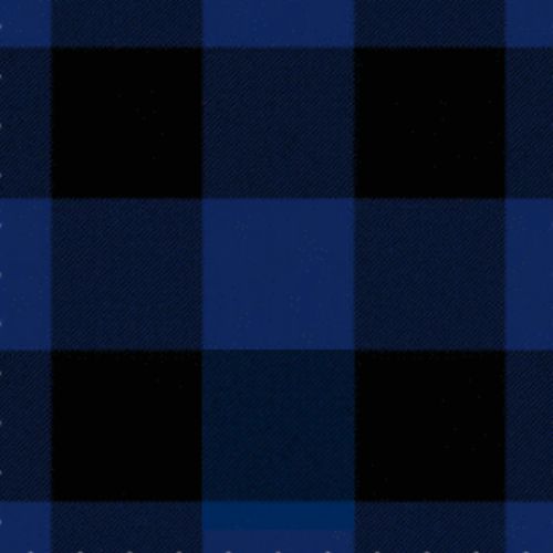 Border Shepherd's Check Black and Blue Tartan