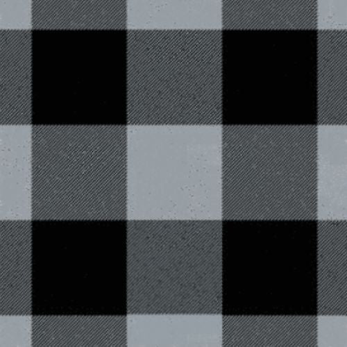 Border Shepherd's Check Black and Grey tartan swatch