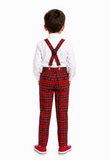 Royal Stewart Boy's Tartan Braces