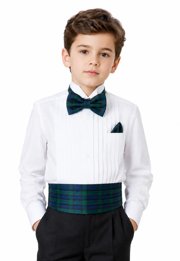 Wallace Boy's Tartan Cummerbund